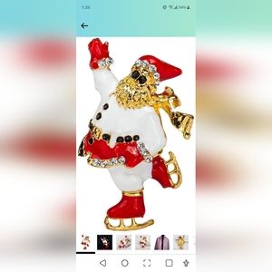 Vintage Santa URNS Pin